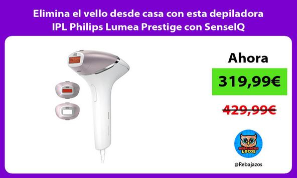 Elimina el vello desde casa con esta depiladora IPL Philips Lumea Prestige con SenseIQ