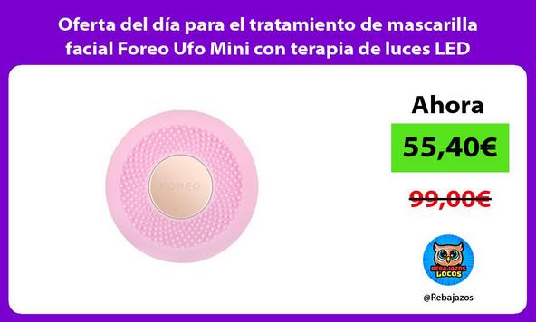 Oferta del día para el tratamiento de mascarilla facial Foreo Ufo Mini con terapia de luces LED