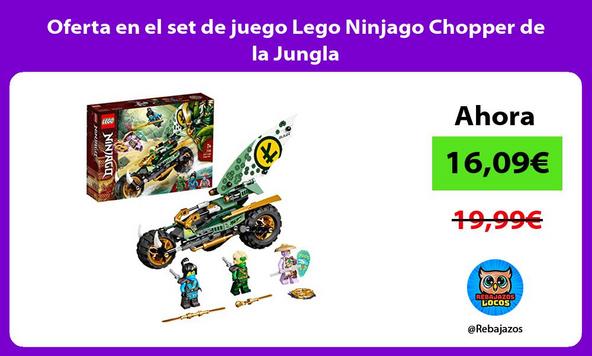 Oferta en el set de juego Lego Ninjago Chopper de la Jungla