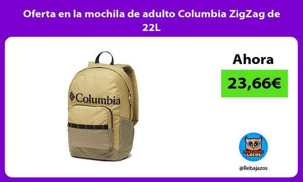 Oferta en la mochila de adulto Columbia ZigZag de 22L