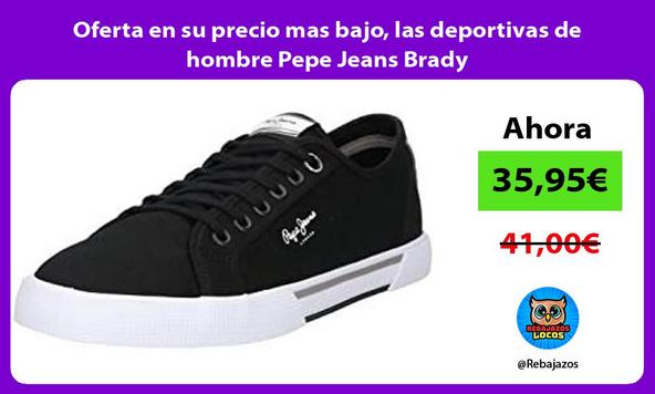 Oferta en su precio mas bajo, las deportivas de hombre Pepe Jeans Brady