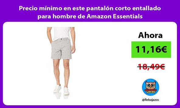 Precio mínimo en este pantalón corto entallado para hombre de Amazon Essentials