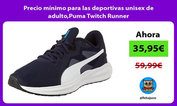Precio mínimo para las deportivas unisex de adulto,Puma Twitch Runner