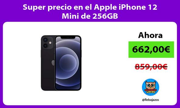 Super precio en el Apple iPhone 12 Mini de 256GB