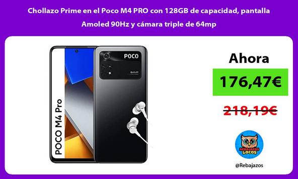 Chollazo Prime en el Poco M4 PRO con 128GB de capacidad, pantalla Amoled 90Hz y cámara triple de 64mp