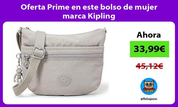 Oferta Prime en este bolso de mujer marca Kipling