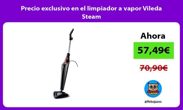 Precio exclusivo en el limpiador a vapor Vileda Steam