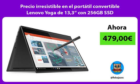 Precio irresistible en el portátil convertible Lenovo Yoga de 13,3“ con 256GB SSD