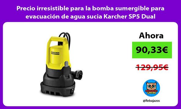 Precio irresistible para la bomba sumergible para evacuación de agua sucia Karcher SP5 Dual