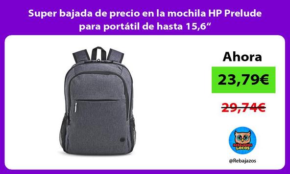 Super bajada de precio en la mochila HP Prelude para portátil de hasta 15,6“