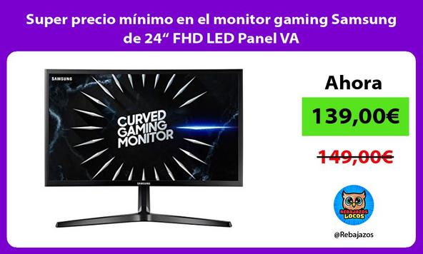 Super precio mínimo en el monitor gaming Samsung de 24“ FHD LED Panel VA