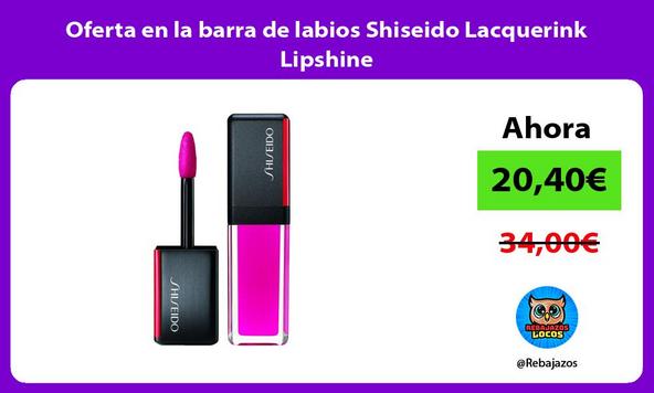 Oferta en la barra de labios Shiseido Lacquerink Lipshine
