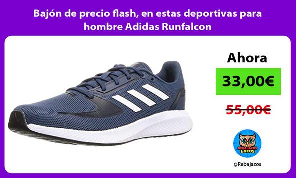 Bajón de precio flash, en estas deportivas para hombre Adidas Runfalcon