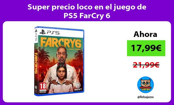 Super precio loco en el juego de PS5 FarCry 6