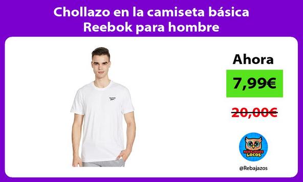 Chollazo en la camiseta básica Reebok para hombre