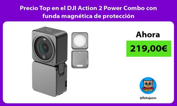 Precio Top en el DJI Action 2 Power Combo con funda magnética de protección
