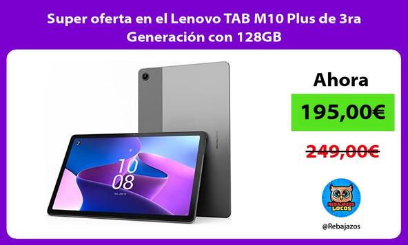 Super oferta en el Lenovo TAB M10 Plus de 3ra Generación con 128GB