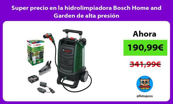 🤩 Super precio en la hidrolimpiadora Bosch Home and Garden de alta presión  ⭐️ [enero 2024]