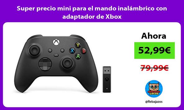 Super precio mini para el mando inalámbrico con adaptador de Xbox