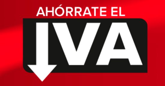 Ahórrate el IVA en la tienda Online, hasta el día 22 de Enero con cientos de productos de electrónica, electrodomésticos e informática