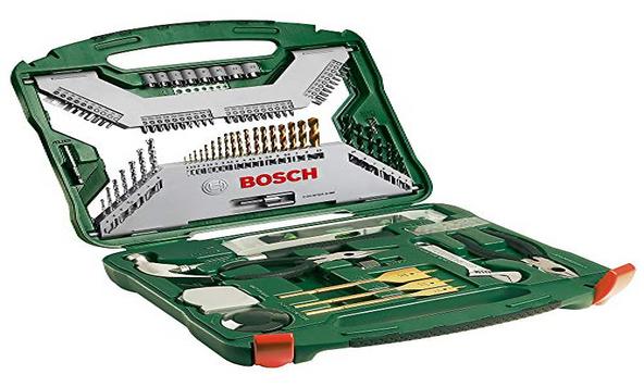Buen precio en el maletín Bosch X Line con 103 unidades para taladrar y atornillar, en superficies de madera, piedra y metal