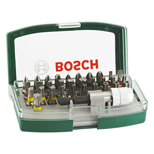 Descuento en este set de puntas de atornillar Bosch con 32 unidades de Puntas PH, PZ, hexagonal, T, TH, S