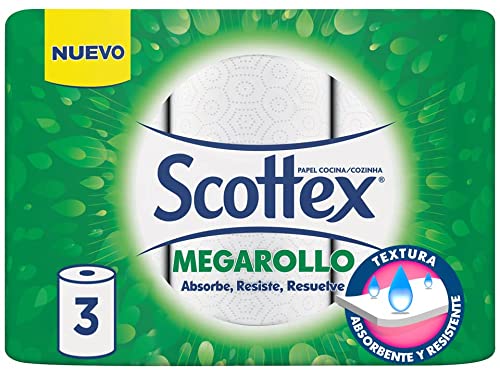 Descuento puntual en el pack de papel de cocina Scottex Megarollo x 3