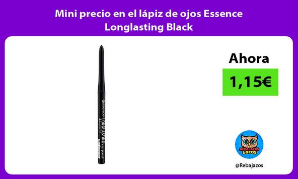 Mini precio en el lápiz de ojos Essence Longlasting Black