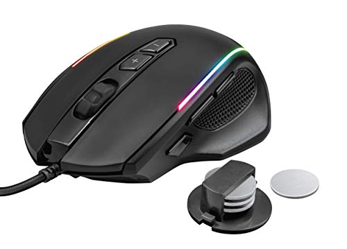 Oferta en el ratón gaming RGB de alta precisión Trust GXT 165, con 8 botones y altura regulable