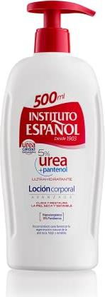 Oferta en el super formato de 500ml, de la loción hidratante Instituto Español con Urea y Pantenol