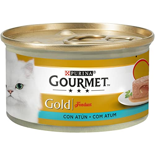 Precio más bajo para el pack de 24 latas de Purina Gourmet con atún