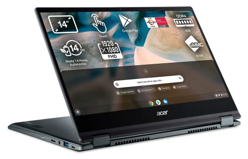 Super bajón de precio en este portátil convertible Acer Chromebook Spin de 14“ FHD Táctil