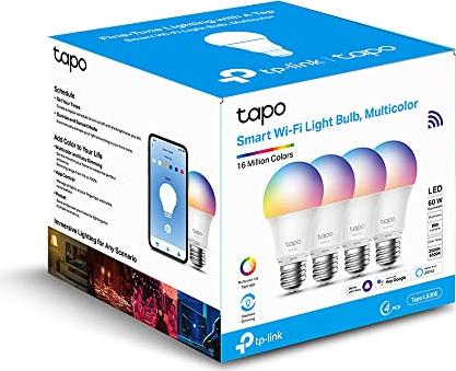 Super precio en este pack de 4 bombillas TP Link Tapo RGB con conexión Wifi
