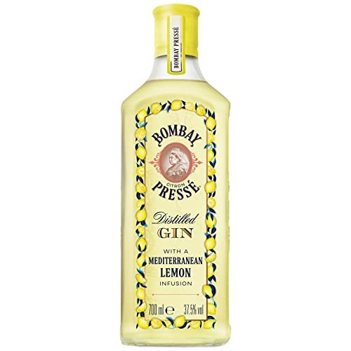 Ahora a precio mas bajo la botella de ginebra fusionada al vapor con limones de Bombay Citron Pressé