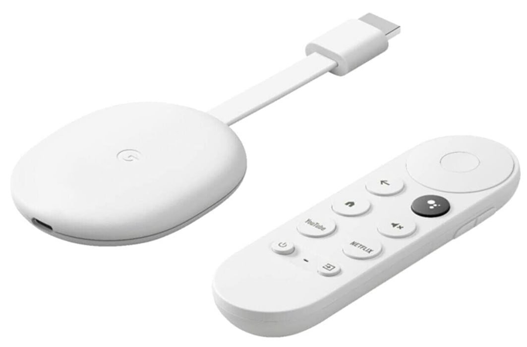 Bajada de precio total en el dispositivo Chromecast HD en color blanco
