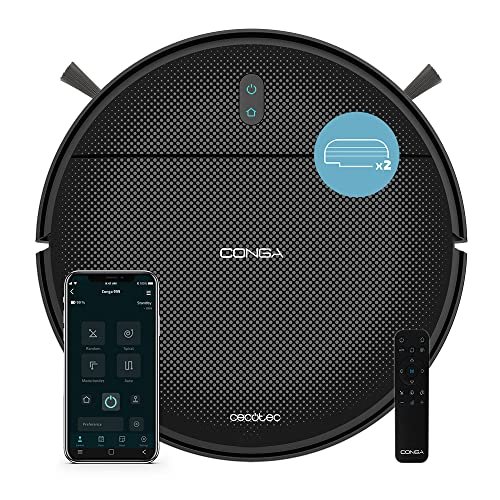 Descuentazo en el robot aspirador Conga 999 Origin XTreme, con autonomía de 120min, 6 programas de limpieza y APP