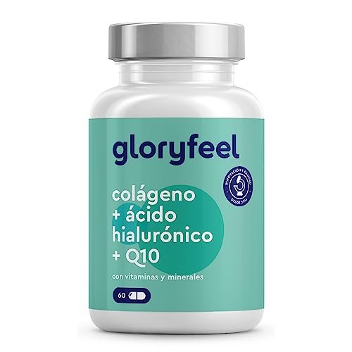 ¡Aprovecha el descuento especial en los comprimidos de Colágeno con Ácido Hialurónico y Q10 de Gloryfeel para 2 meses!