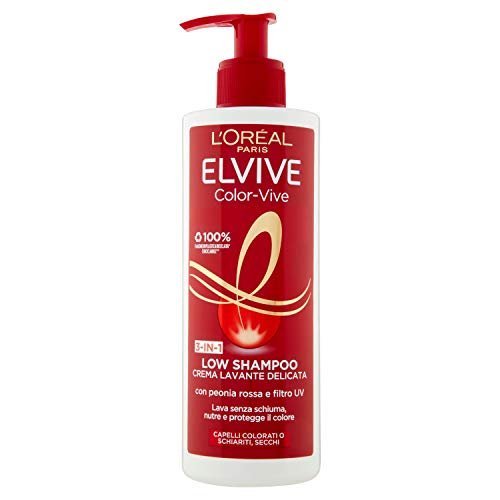 ¡Ahorra ahora en el revolucionario Elvive Low Shampoo sin espuma ni sulfatos de 400ml!