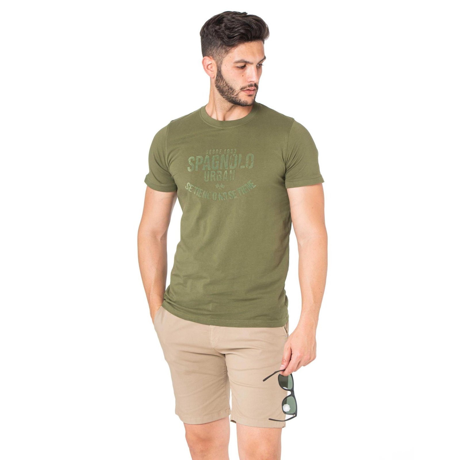 Mini precio para esta camiseta de manga corta, de la marca Spagnolo