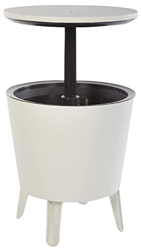 Muy buen precio para esta práctica mesa nevera para exterior, con una capacidad de 30L o lo que son unas 45 latas de refresco