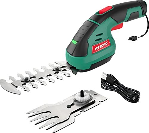 Oferta aplicando el descuento en web, para esta tijera cortacésped y arregla setos