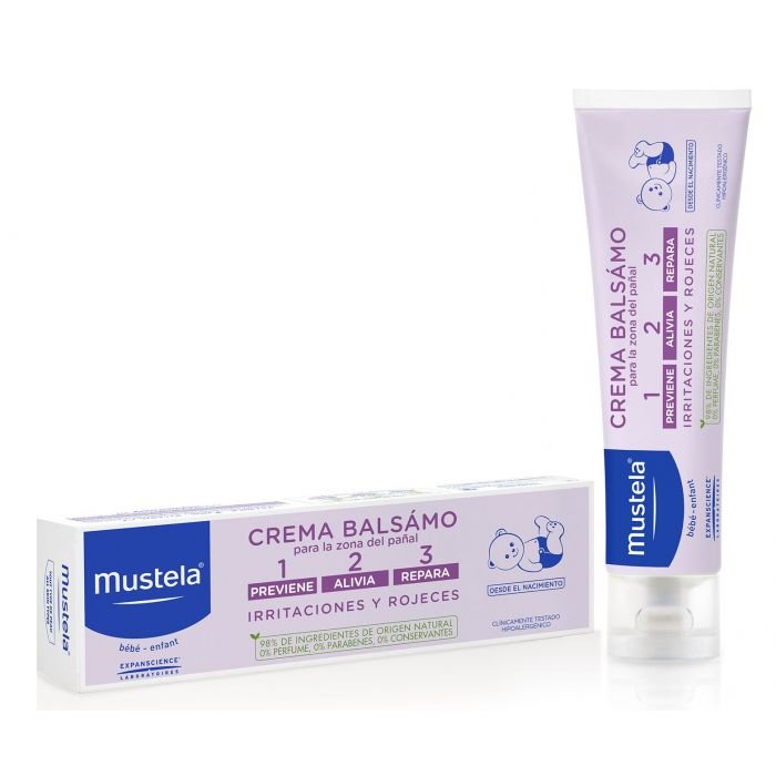 Oferta especial en la crema de pañal en bálsamo de Mustela