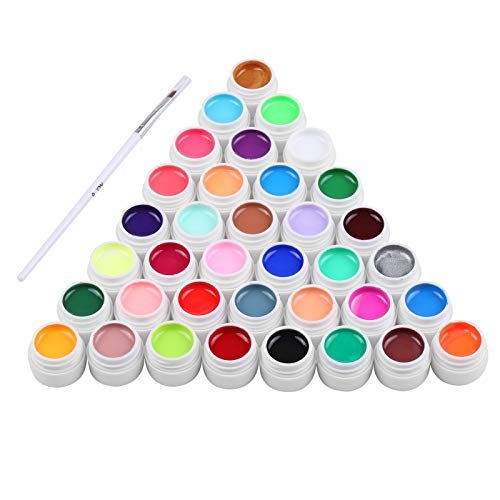 Oferta especial para este maxi kit de 36 esmaltes de gel, aptos para lámpara UV