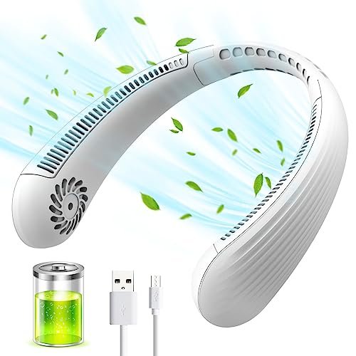 Oferta especial para este ventilador de cuello super ventas con carga por USB y que integra una batería de 3000mAh