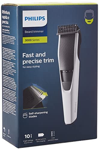 ¡Consigue un look impecable! Oferta única en la recortadora de barba Philips Serie 3000 con Tecnología Lift y Trim de última generación
