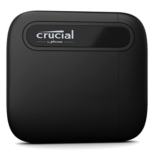 ¡Aprovecha la oferta exclusiva del Crucial X6 500GB SSD, el disco duro portátil más rápido y eficiente!