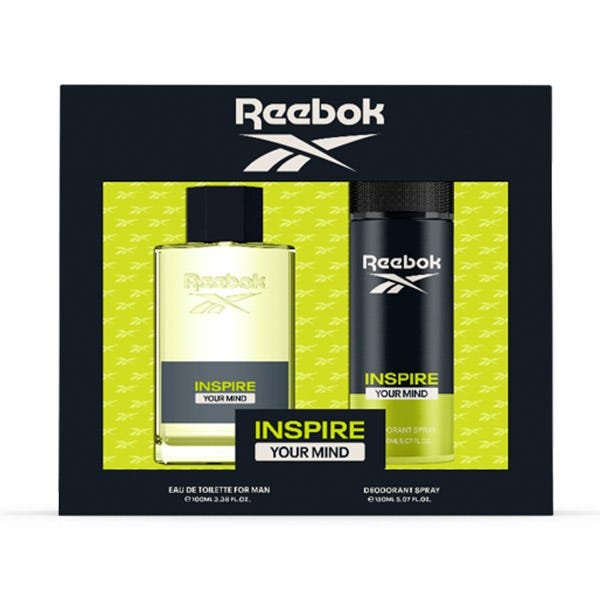 Oferta perfecta para regalar, este estuche Inspire Your Mind de Reebok con colonia de 100ml para hombre