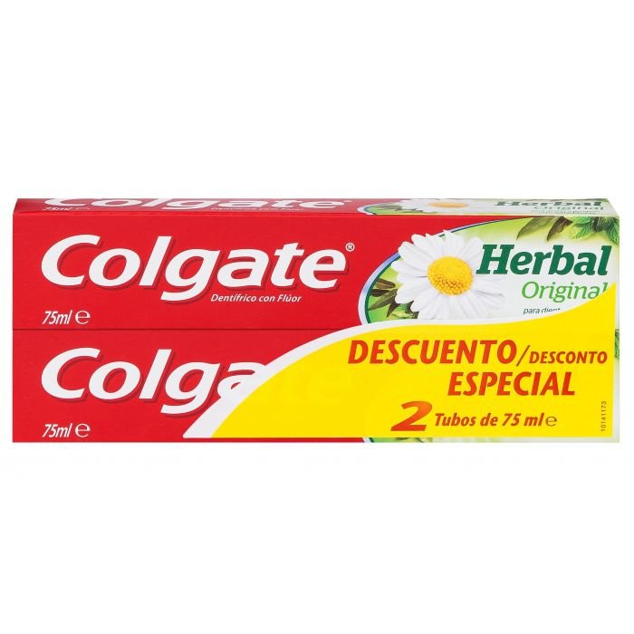 Precio mini especial de hoy, en el pack de 2 pastas de dientes Colgate Herbal