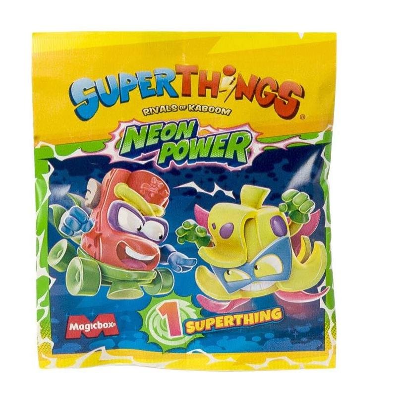 ¡Ahorra al máximo con este increíble pack de 2 Sobres Superthings Sorpresa de la Serie Neon Power!