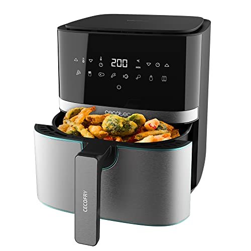 Precio mínimo con envío gratis, en la freidora de aire Cecotec Cecofry Full Inox PRO de 5,5L